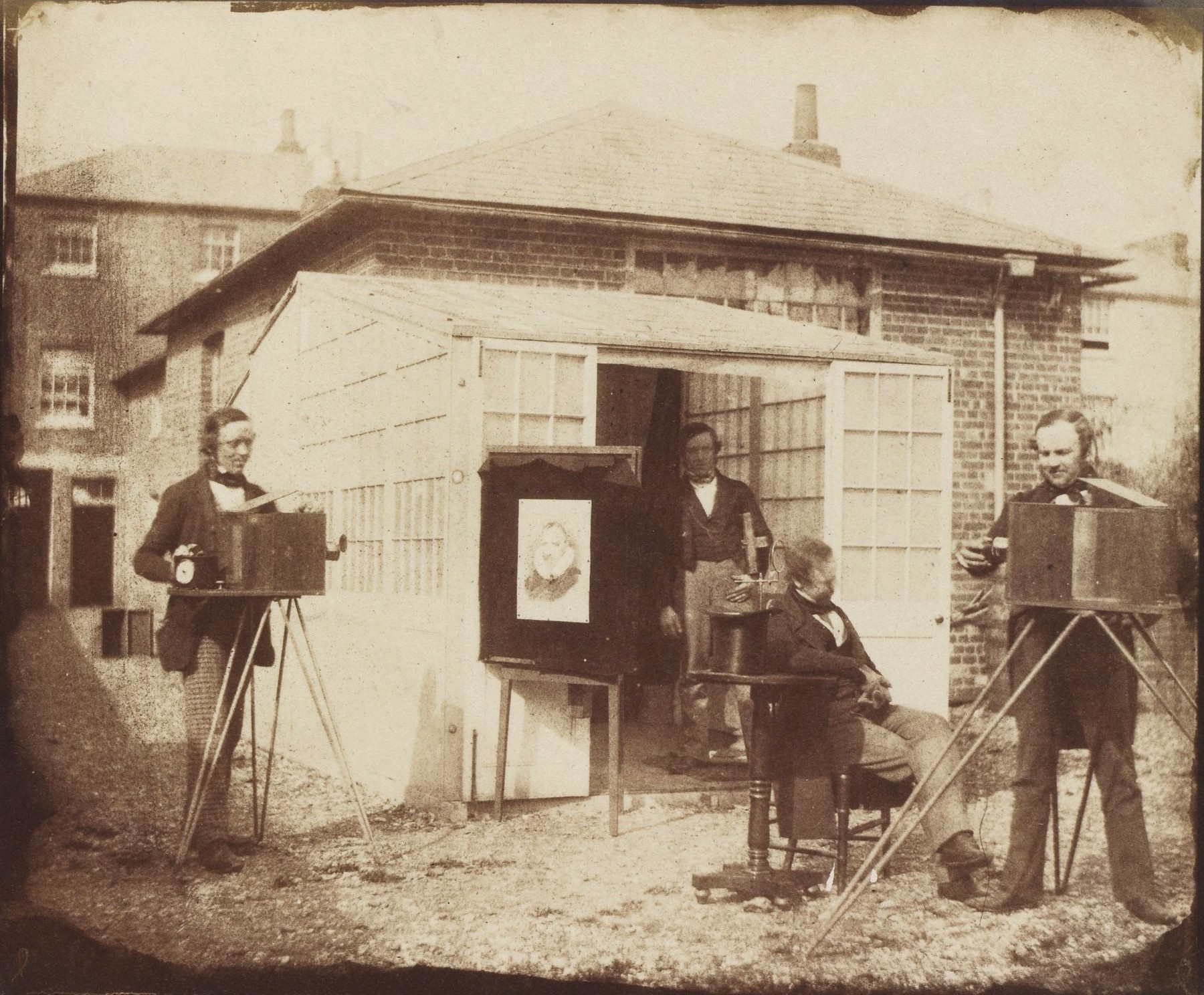 The Garden of Talbot House, Baker St. where original photographic experiments were undertook!