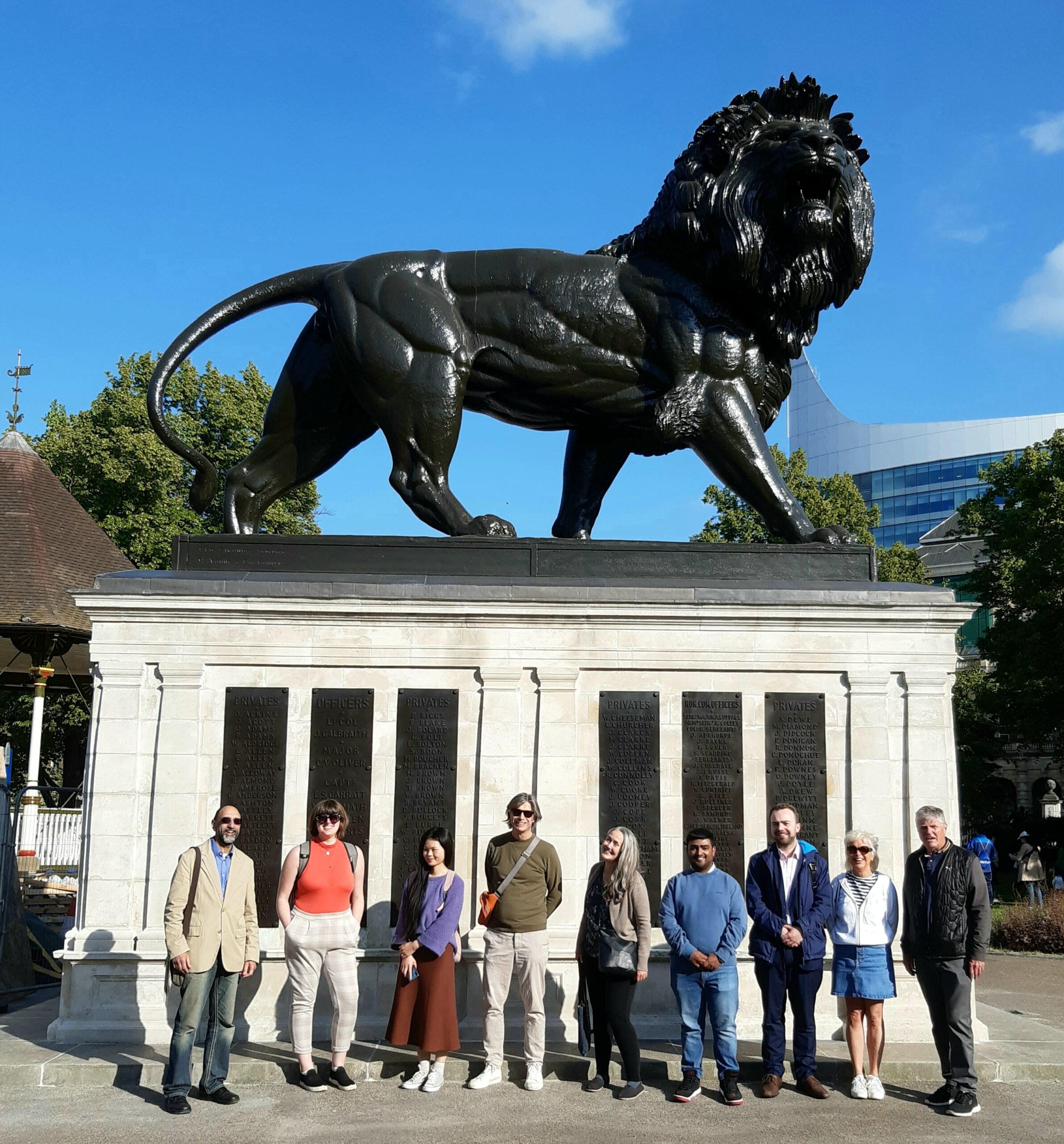A walking group doing this Town Centre walkabout